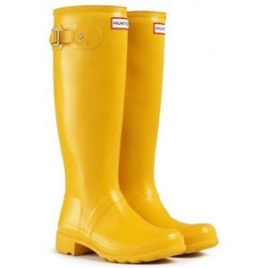 Yellow Hunter Boots